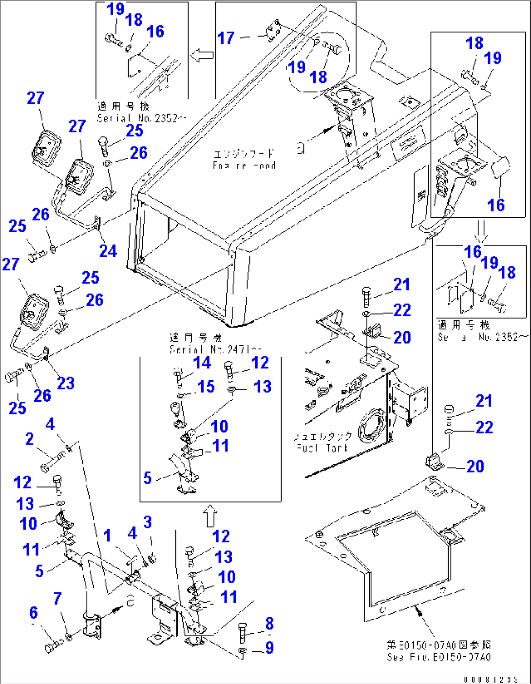 ENGINE HOOD RELATED PARTS (2/2)(#2001-2744)