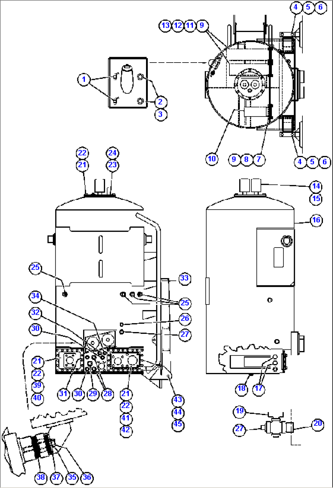 HYD TANK ASSM INSTL