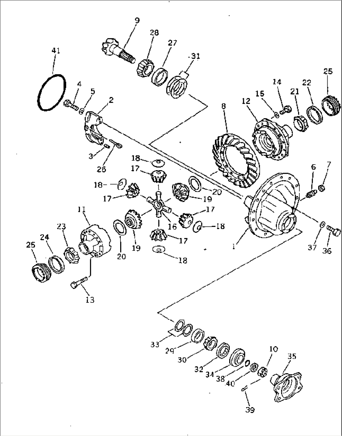 REAR AXLE (DIFFERENTIAL)