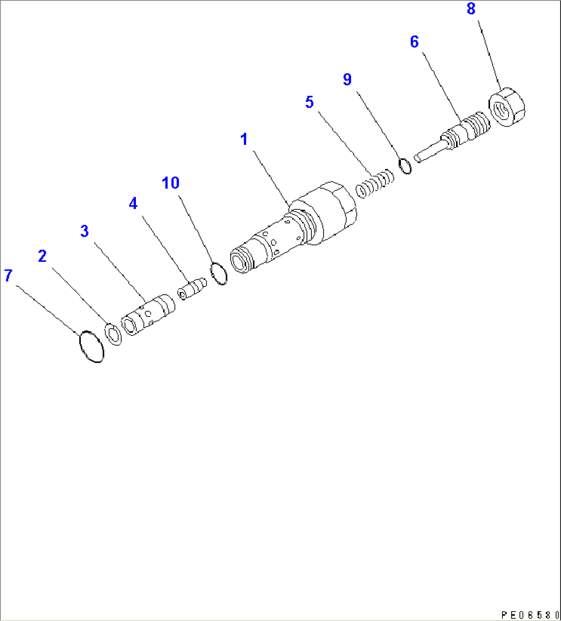 HYDRAULIC PUMP (RELIEF VALVE) (14/15)