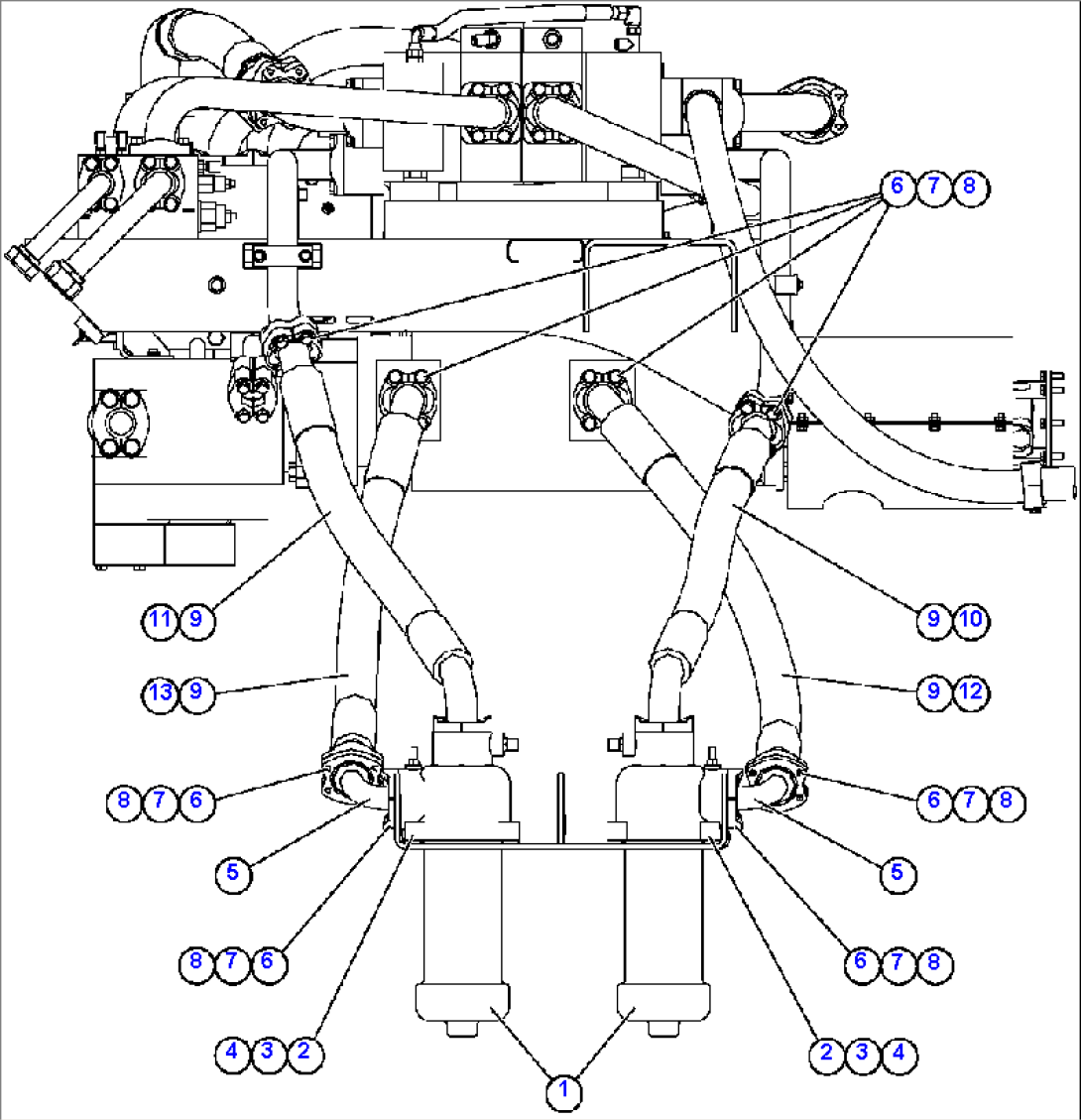 HOIST/BRAKE COOLING FILTER INSTALLATION