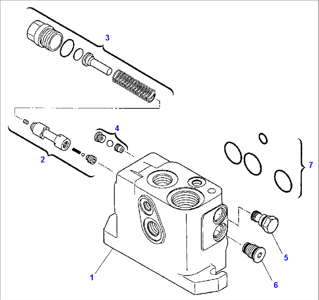 SHOVEL CONTROL VALVE (FOR BUCKET 4 IN 1) (2/5)