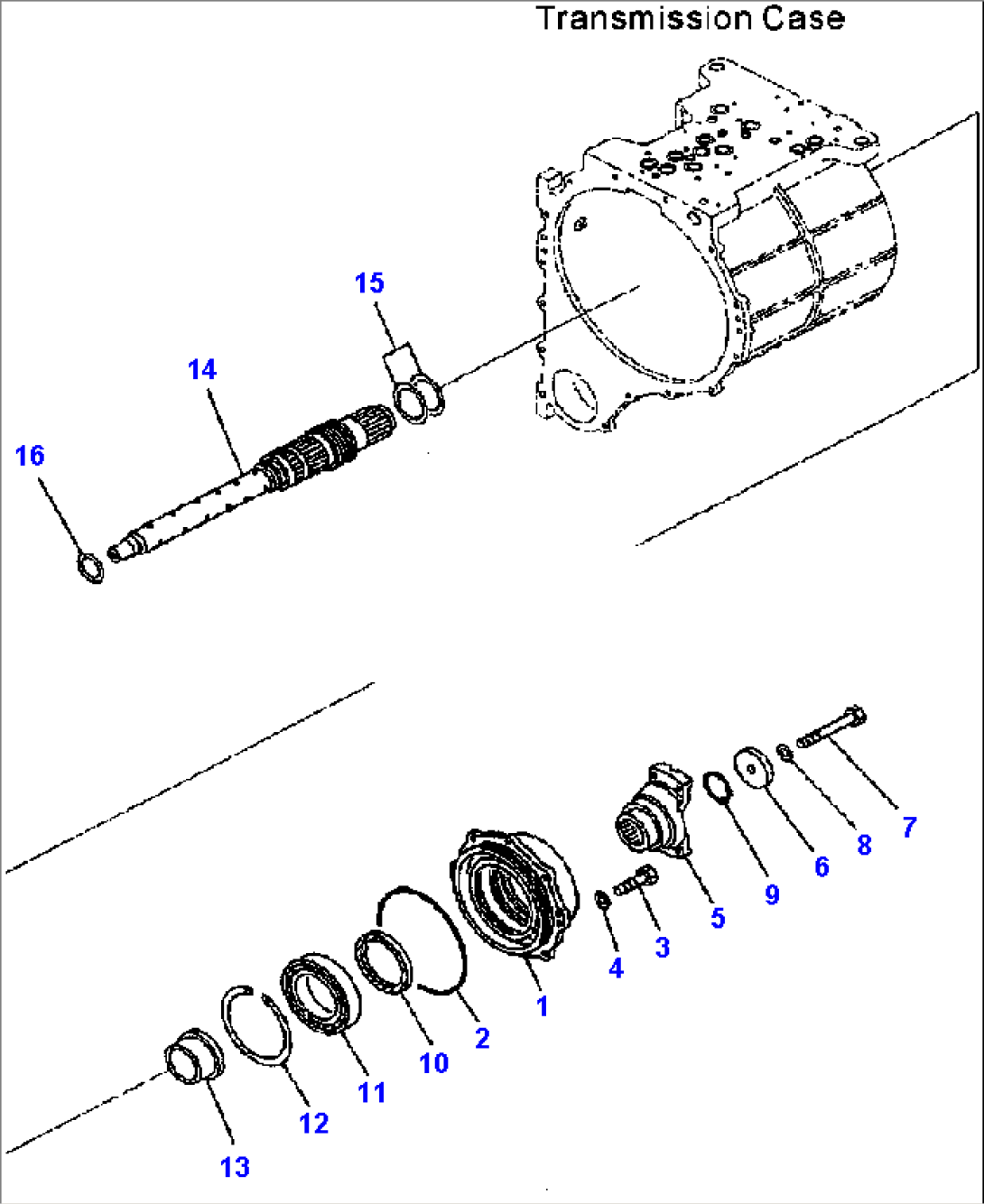 F4320-59A0 TRANSMISSION INPUT SHAFT