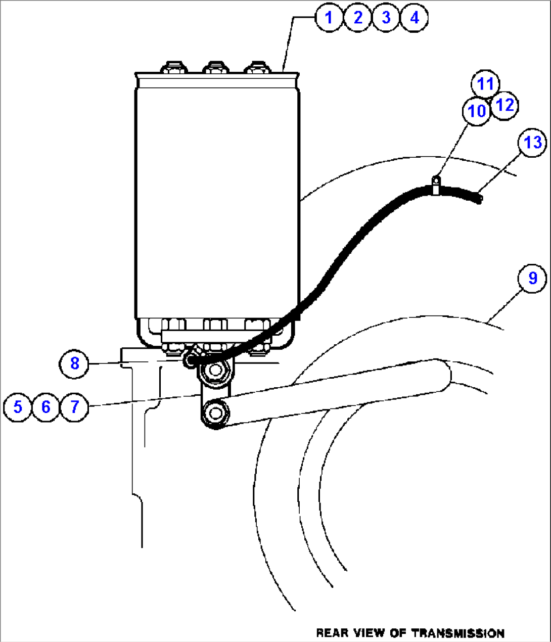 PARKING BRAKE ACTUATOR INSTL