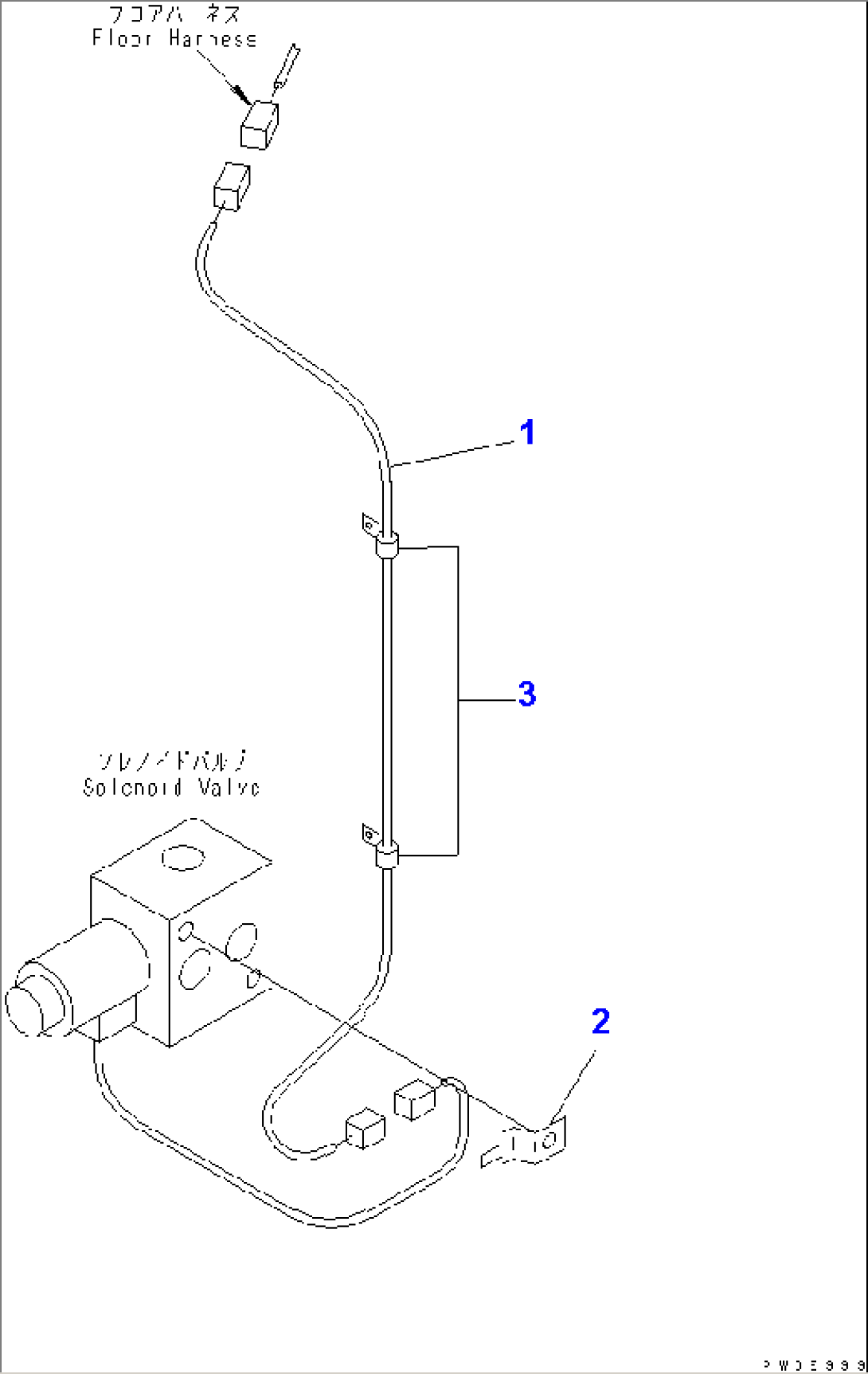 VEHICLE WIRING (P.T.P. DOZER WIRING) (D65)(#65001-)