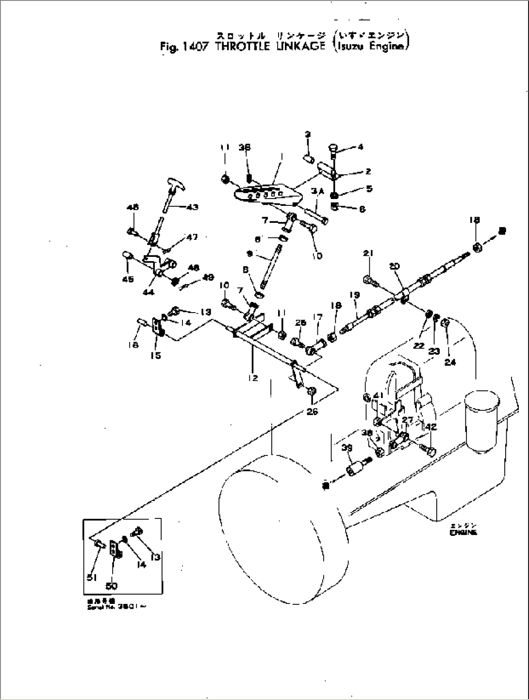 THROTTLE LINKAGE(#3-)