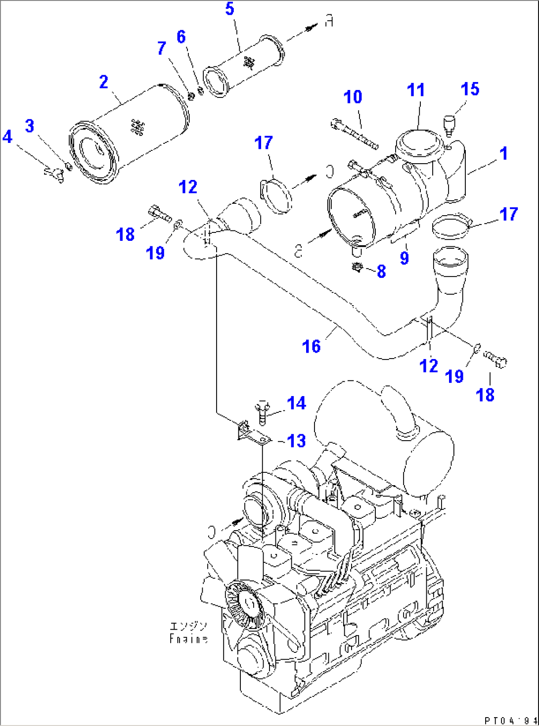 AIR CLEANER MOUNT(#1801-)