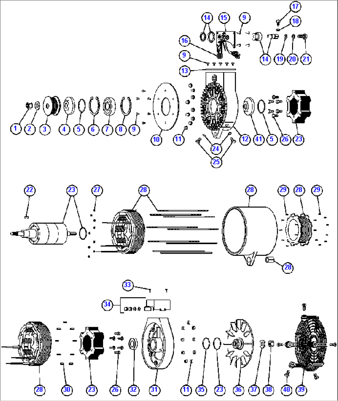 BATTERY CHARGING ALTERNATOR (PC0644)