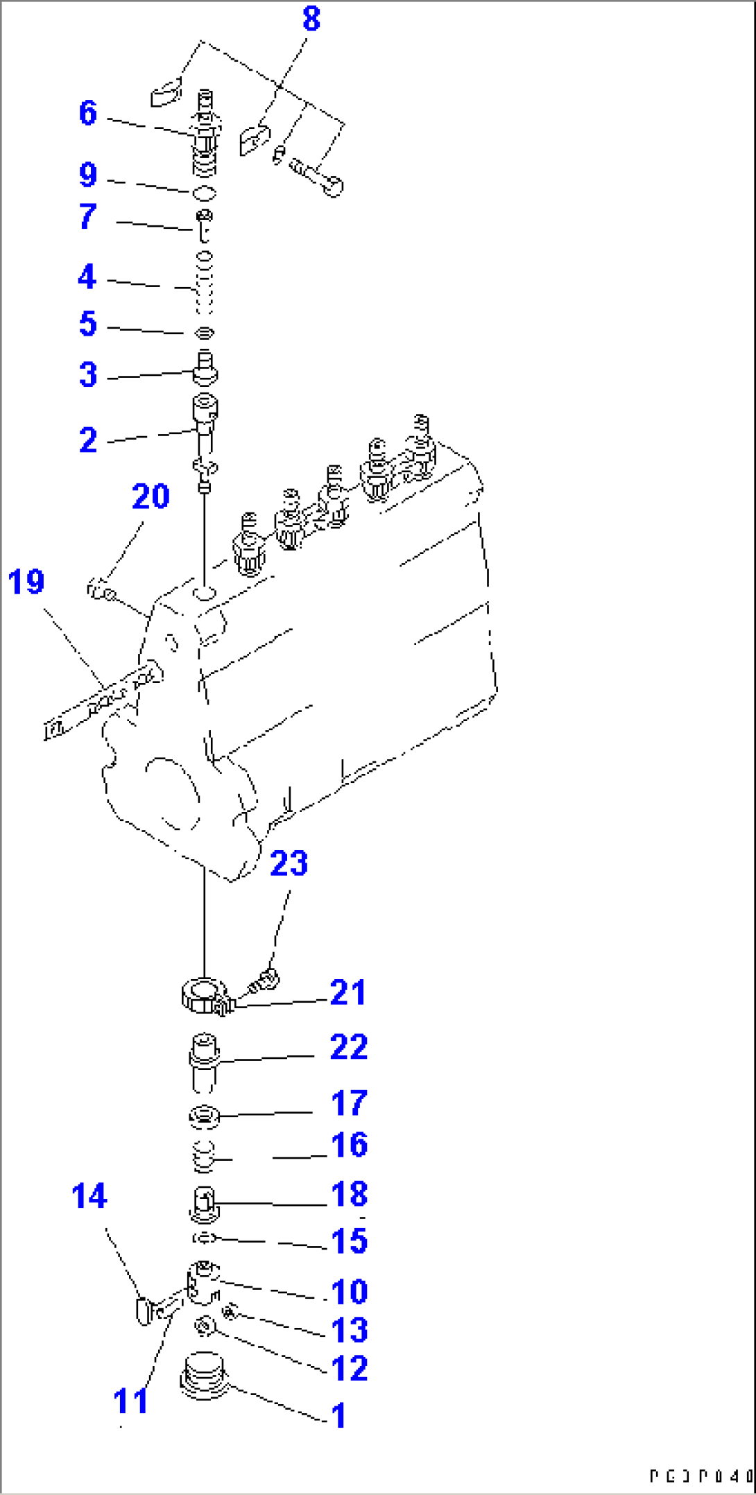 FUEL INJECTION PUMP (PUMP) (2/2) (INNER PARTS)