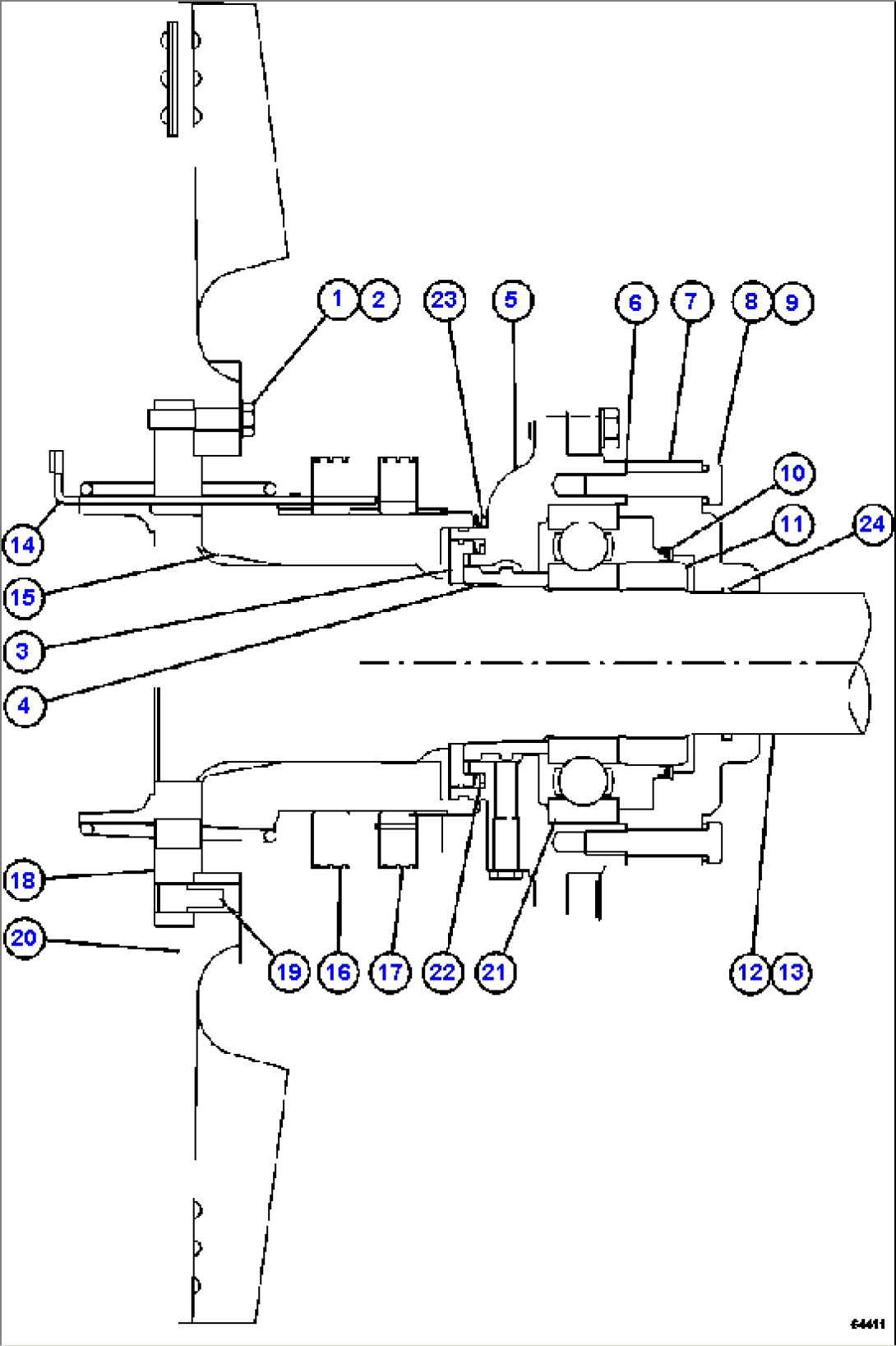 FAN SHAFT & BEARING