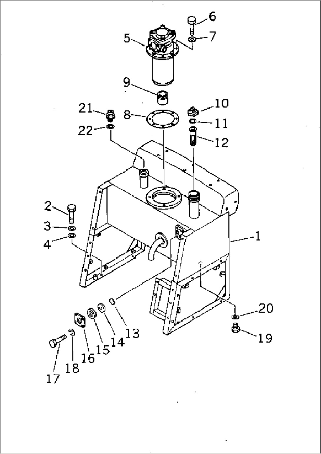 HYDRAULIC TANK(#30003-30045)