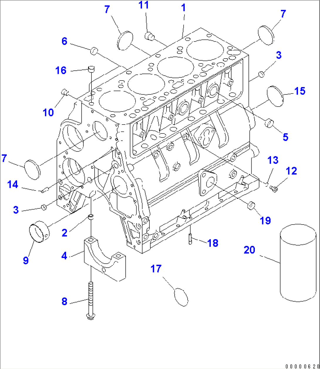 CYLINDER BLOCK(#21553954-)