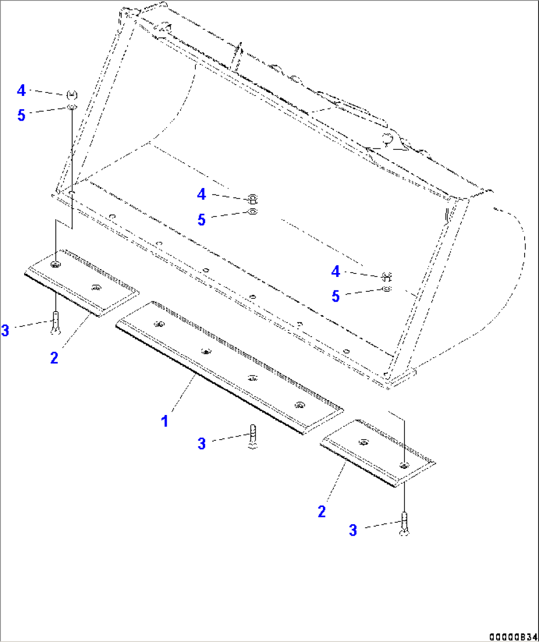 Bolt On Cutting Edge (#75053-)