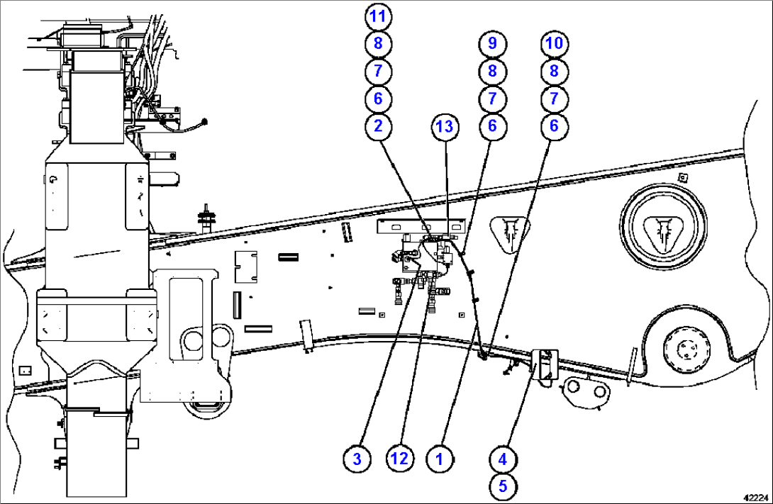 WIRING - LEFT FRAME
