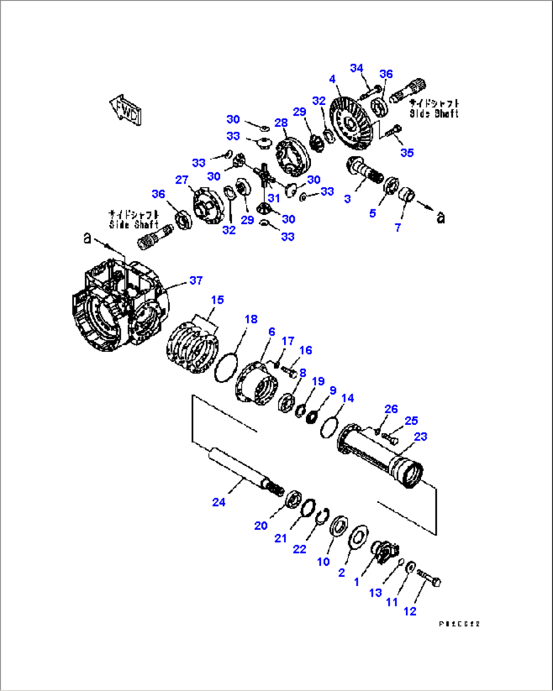 FRONT AXLE (DIFFERENTIAL)