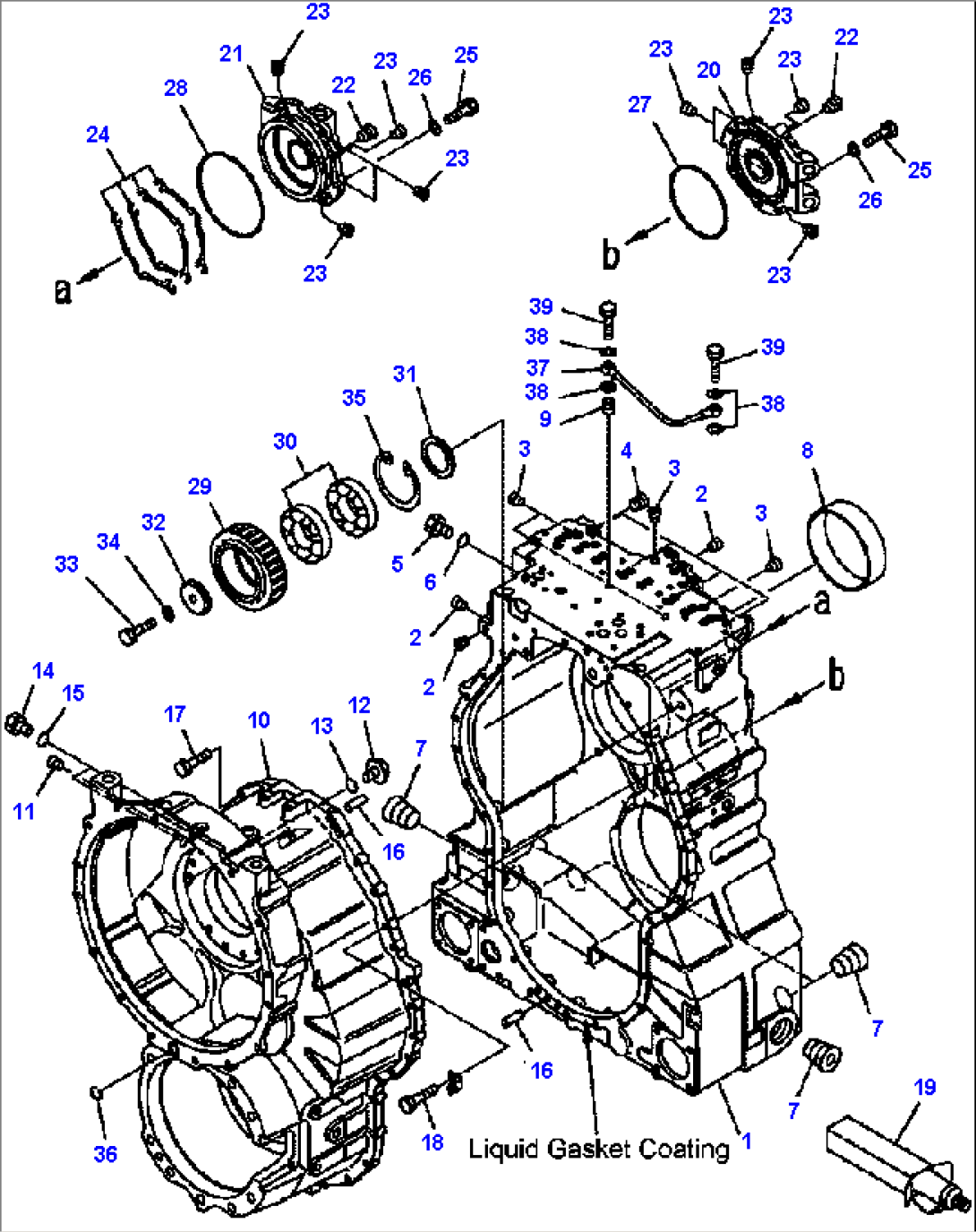 FIG. F3300-51A0B TRANSMISSION - CASE