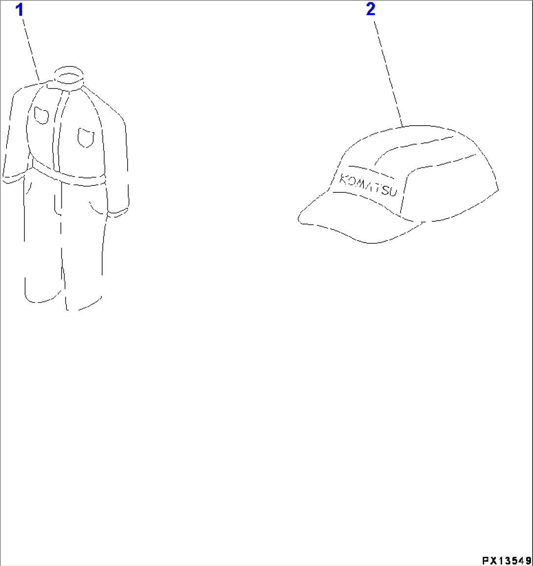 Cap and Overall (#3001-)