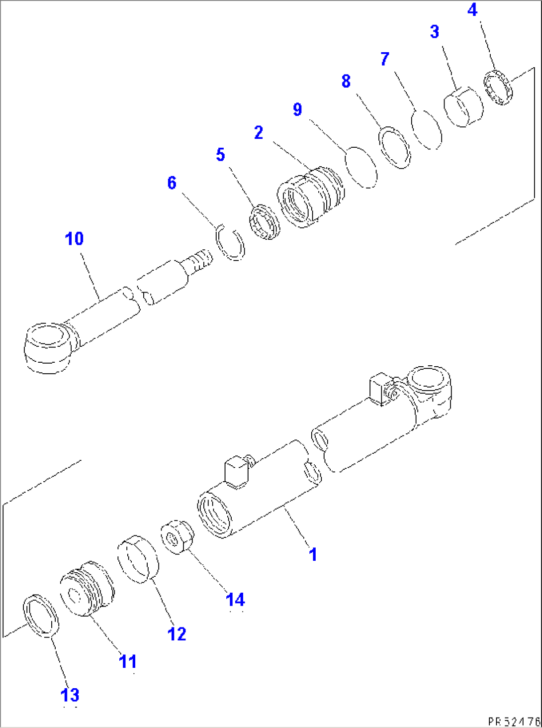 2ND FEEDER SWING CYLINDER