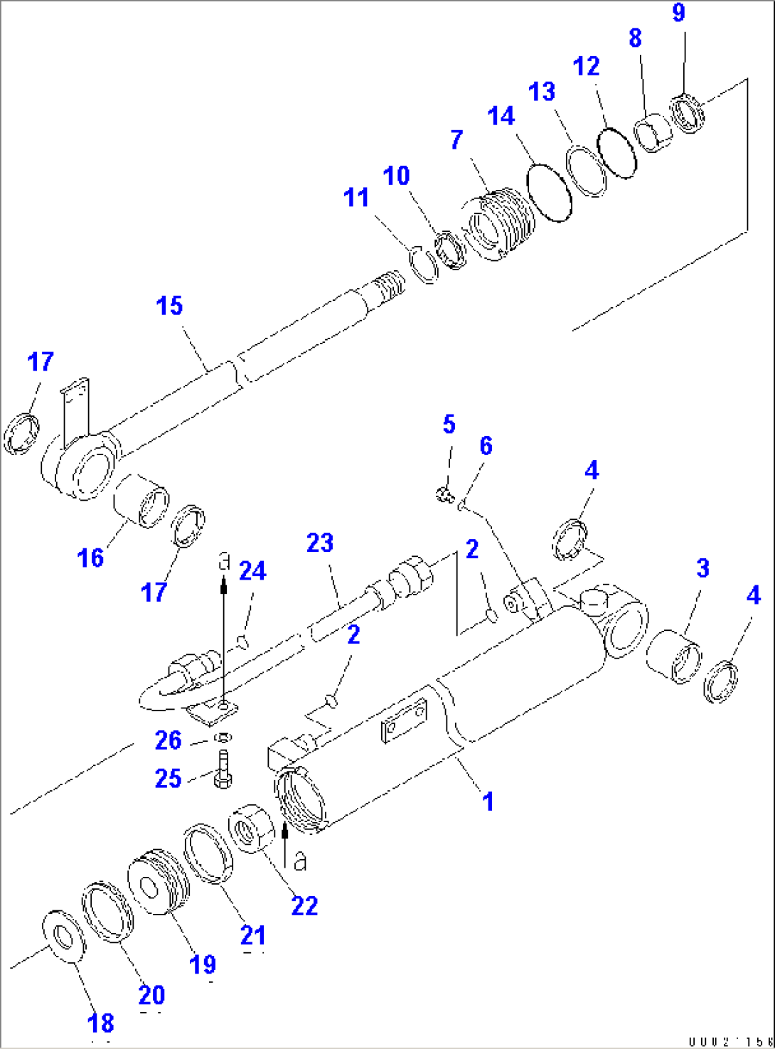 DUMP CYLINDER(#11501-)