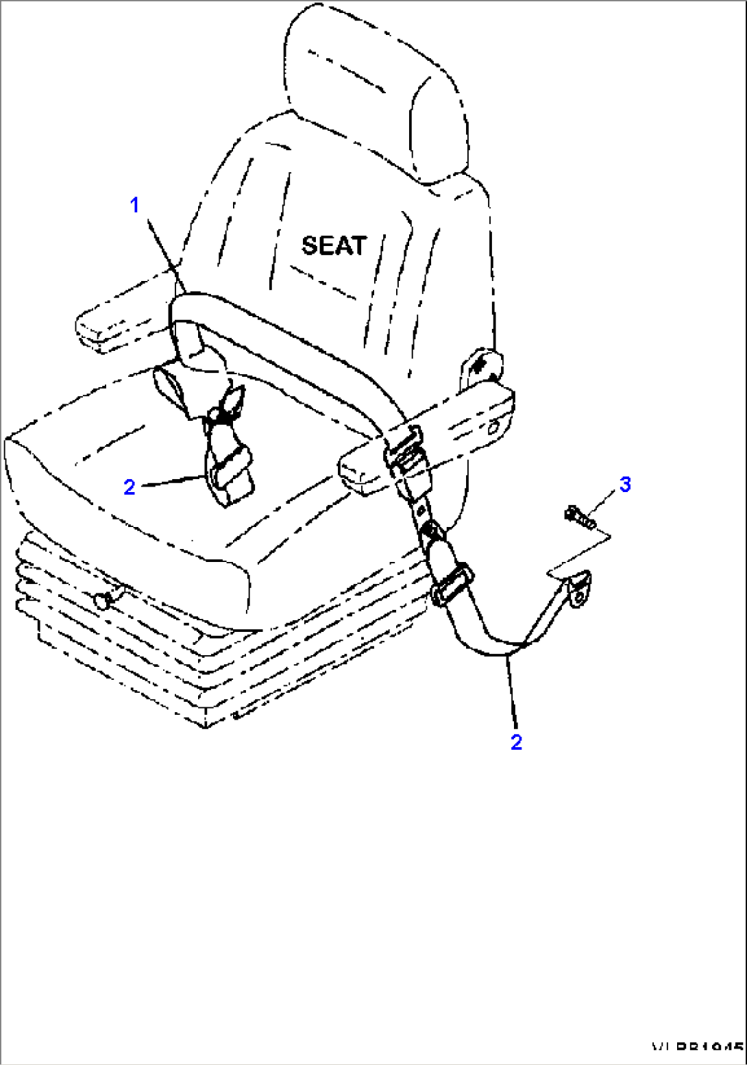 K0160-01A0 SEAT BELT