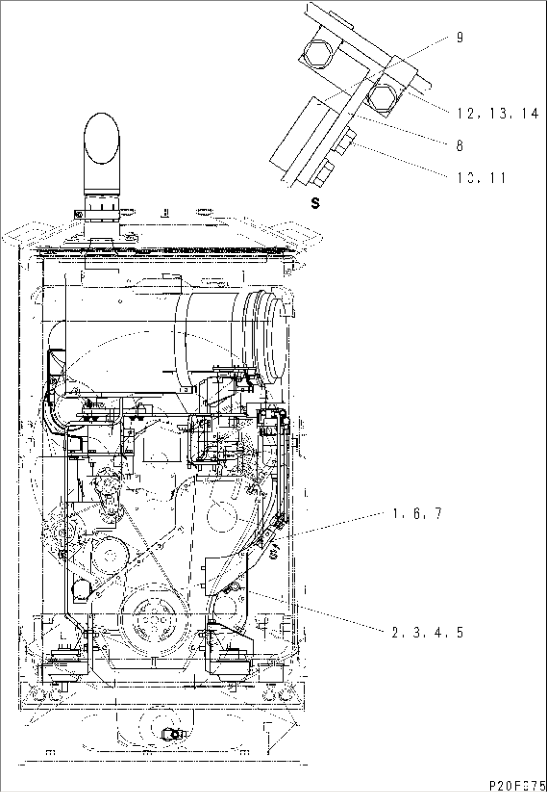 WATER SEPARATOR (BRACKET) (FOR CIS)(#1168-)