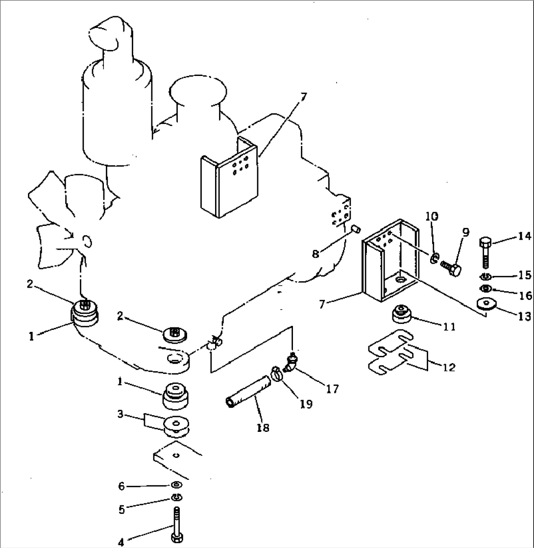 ENGINE MOUNTING PARTS