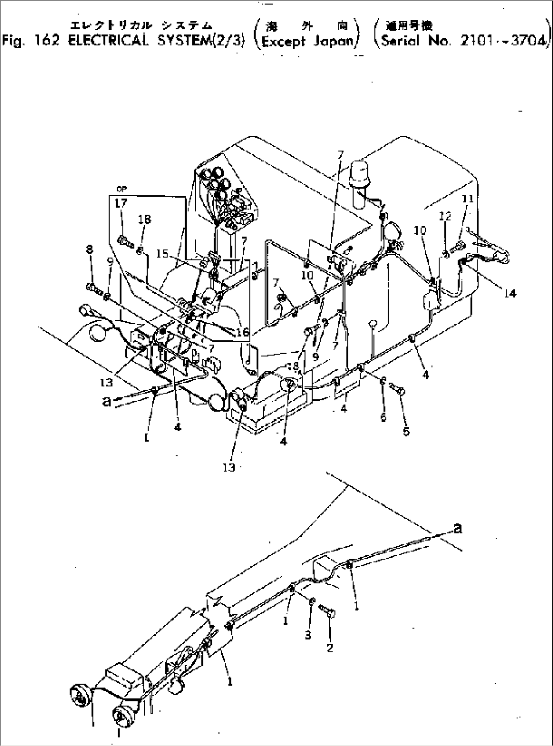 ELECTRICAL SYSTEM (2/3) (EXCEPT JAPAN)(#2101-3704)