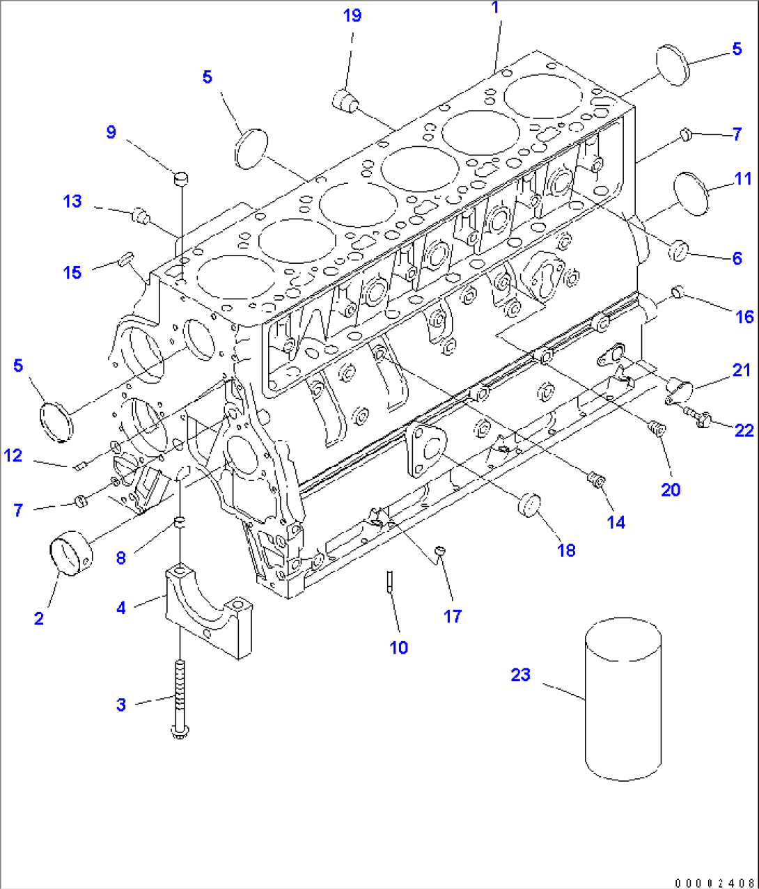 CYLINDER BLOCK(#21515446-)