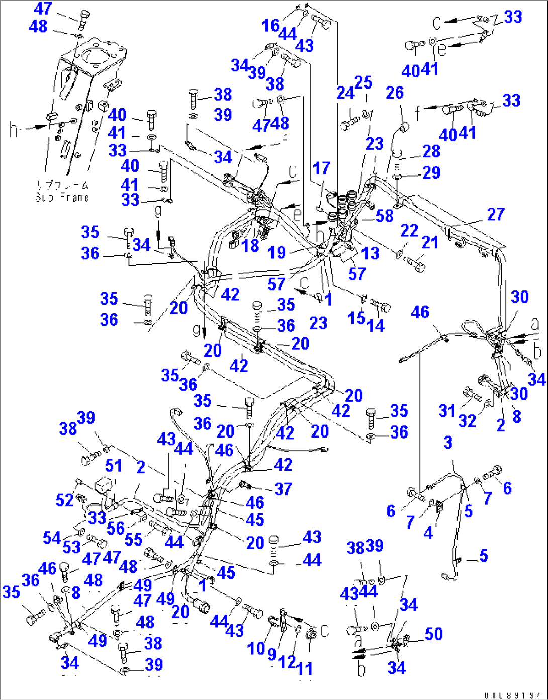 FRONT FRAME ELECTRICAL (HARNESS¤ L.H.)(#2785-)