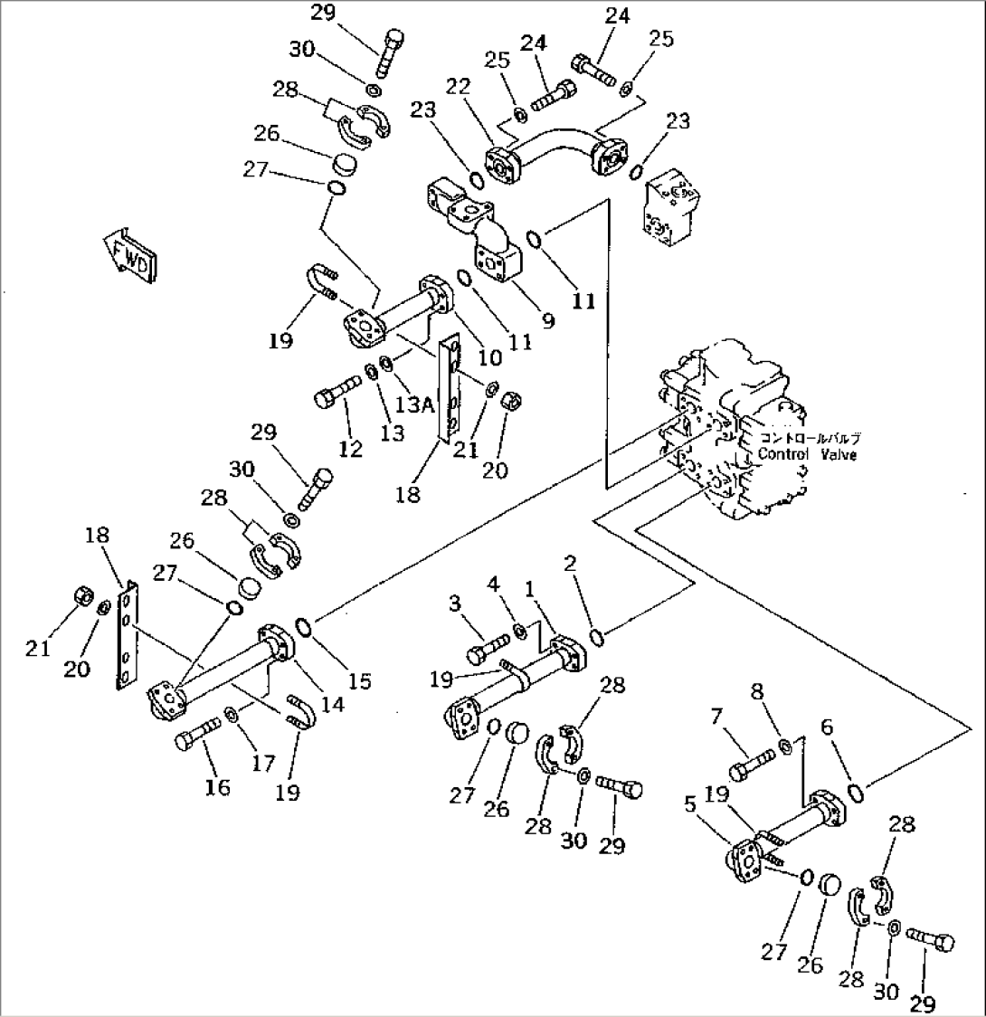 RIPPER VALVE AND MOUNT (3/3) (COLD WEATHER (B) SPEC.)