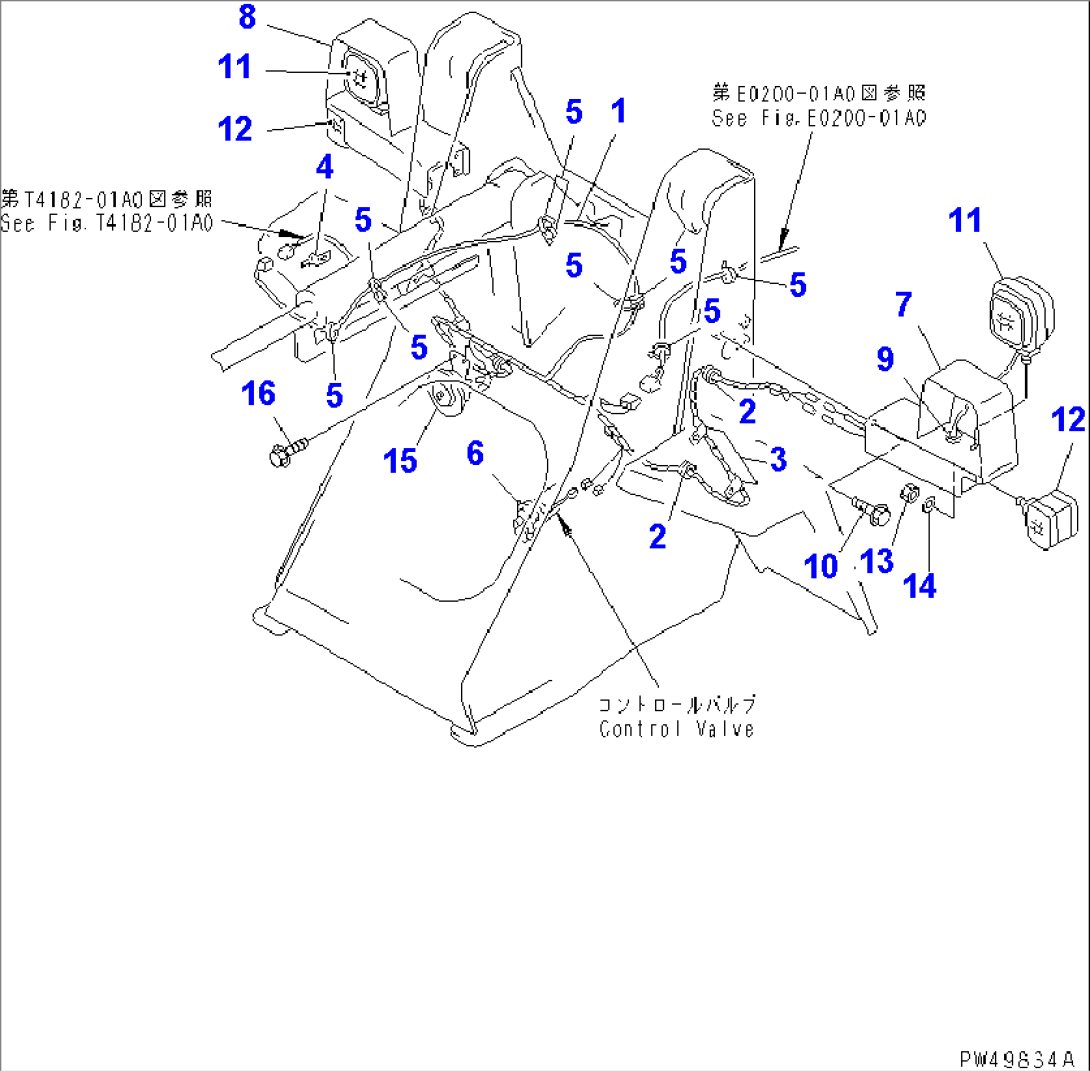 ELECTRICAL SYSTEM (FRONT LINE)(#12551-18999)