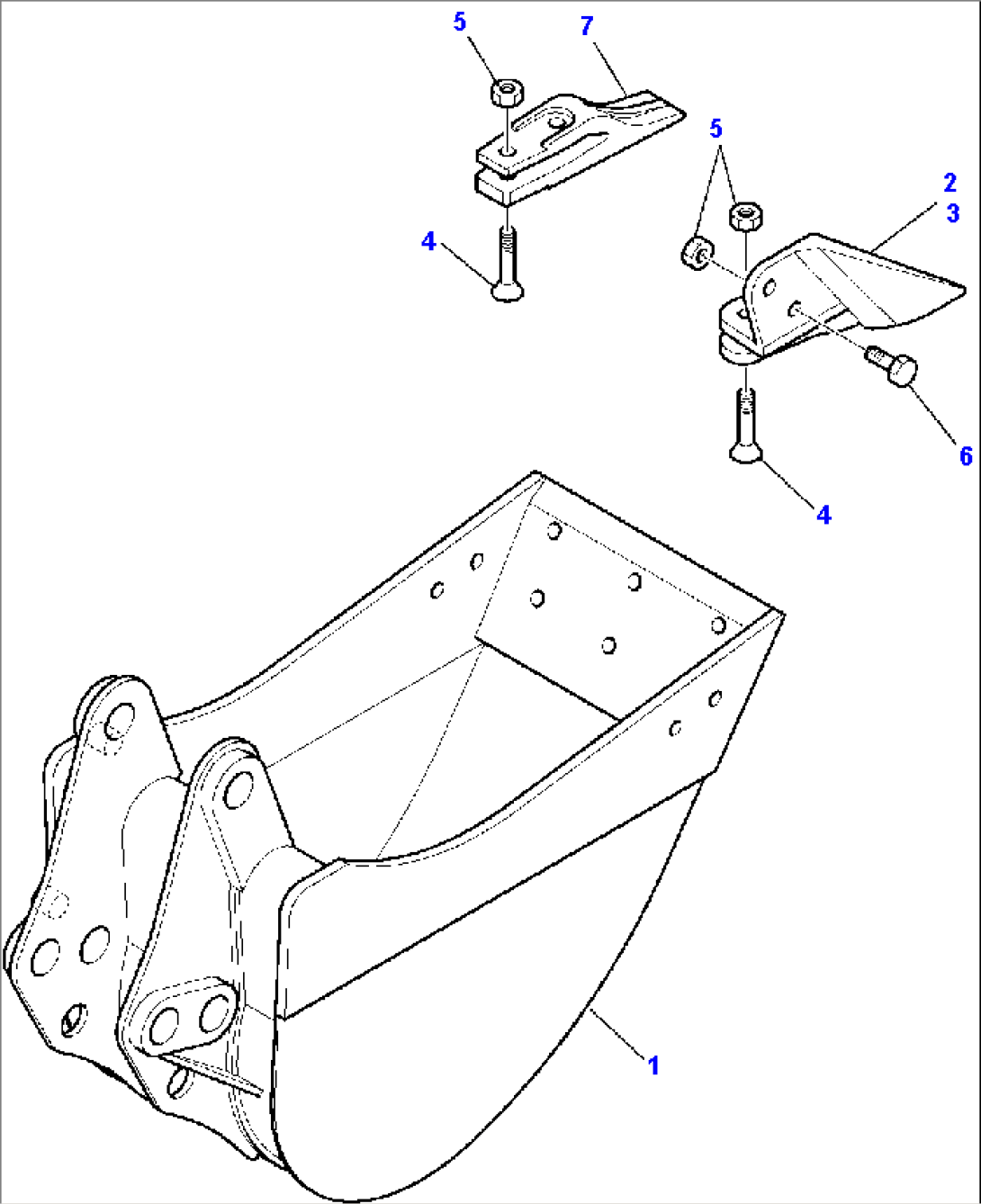 BUCKET (L=400 mm)