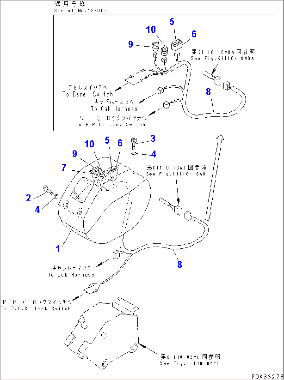 FLOOR FRAME (COVER L.H.) (CAB)