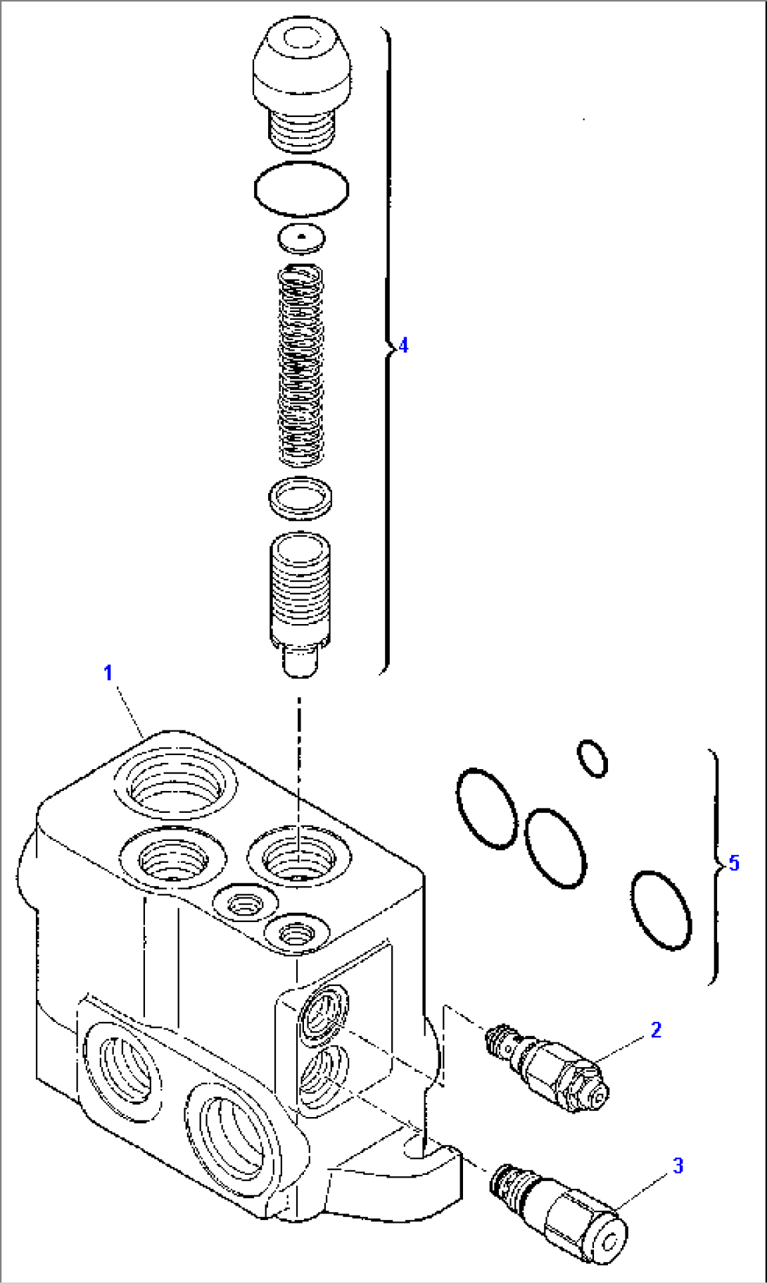 BACKHOE CONTROL VALVE (2/8)