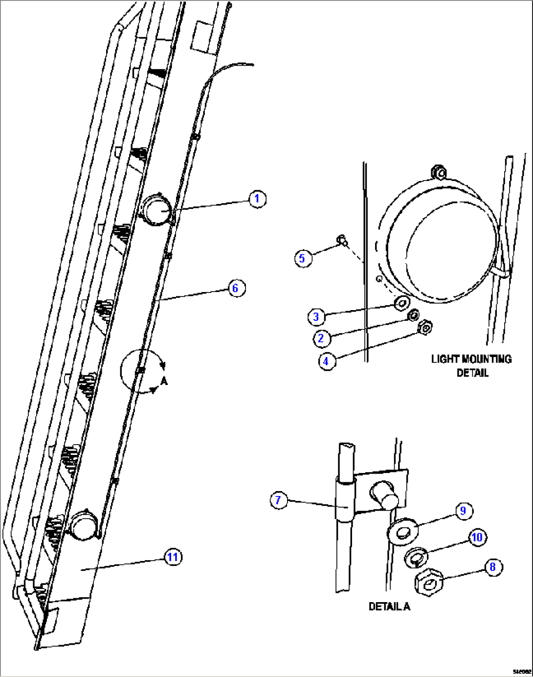 RH LADDER ASSEMBLY