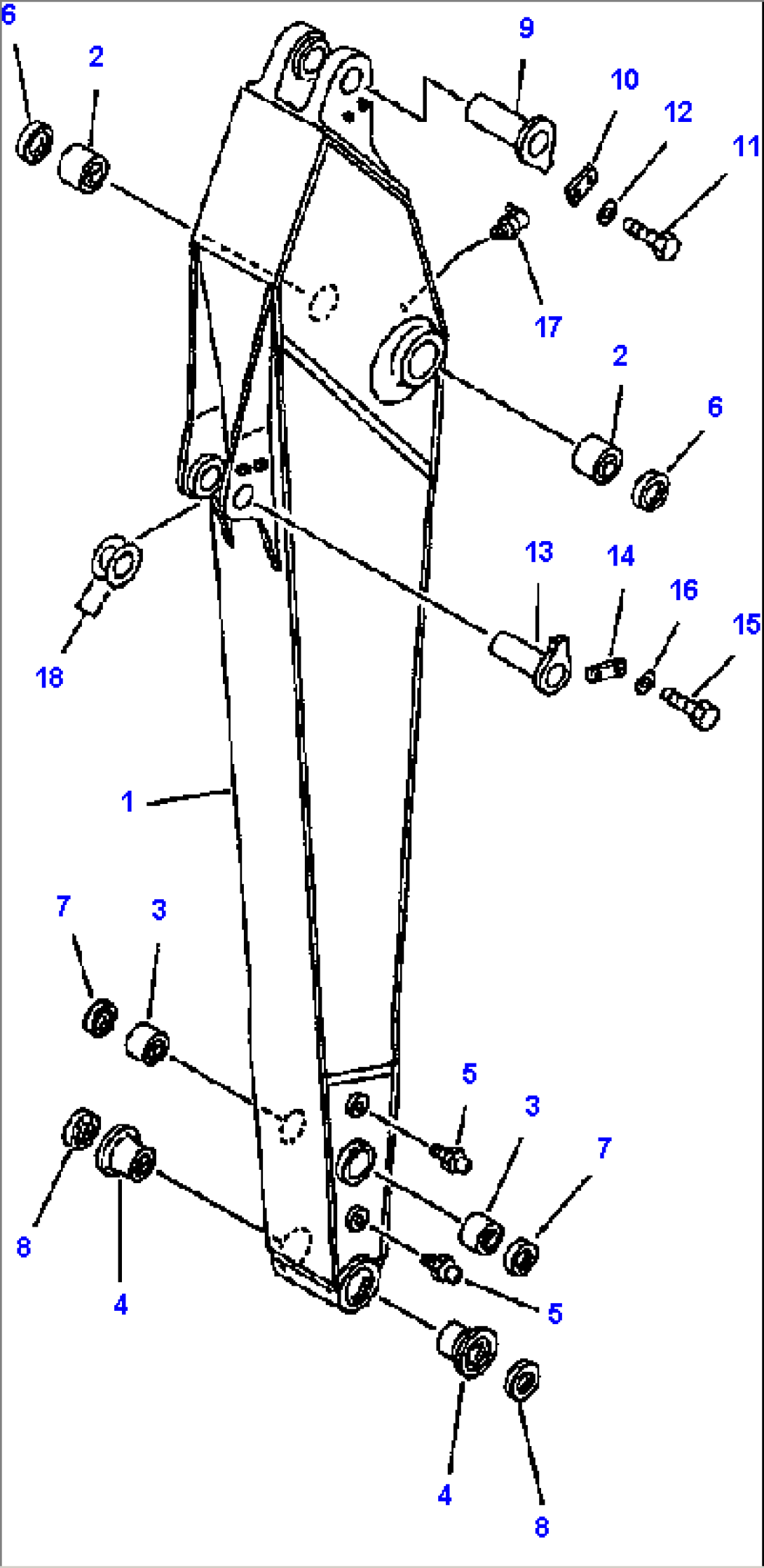 STANDARD ARM 10 FT. - 6 IN. (3.2 M)