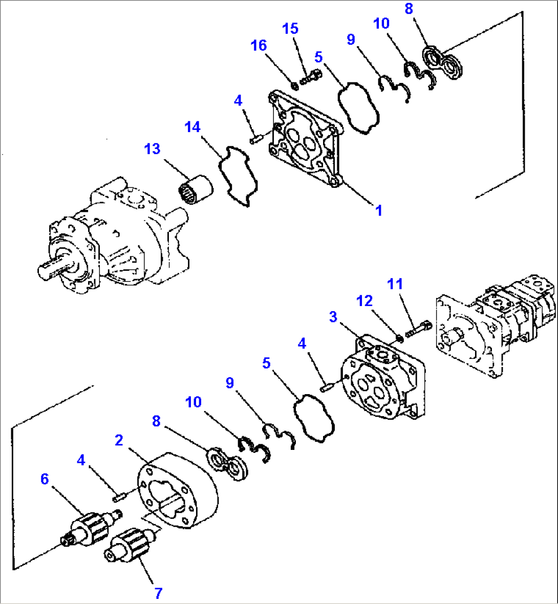 H1610-02A0 HYDRAULIC PUMP PUMP ASSEMBLY SAR100