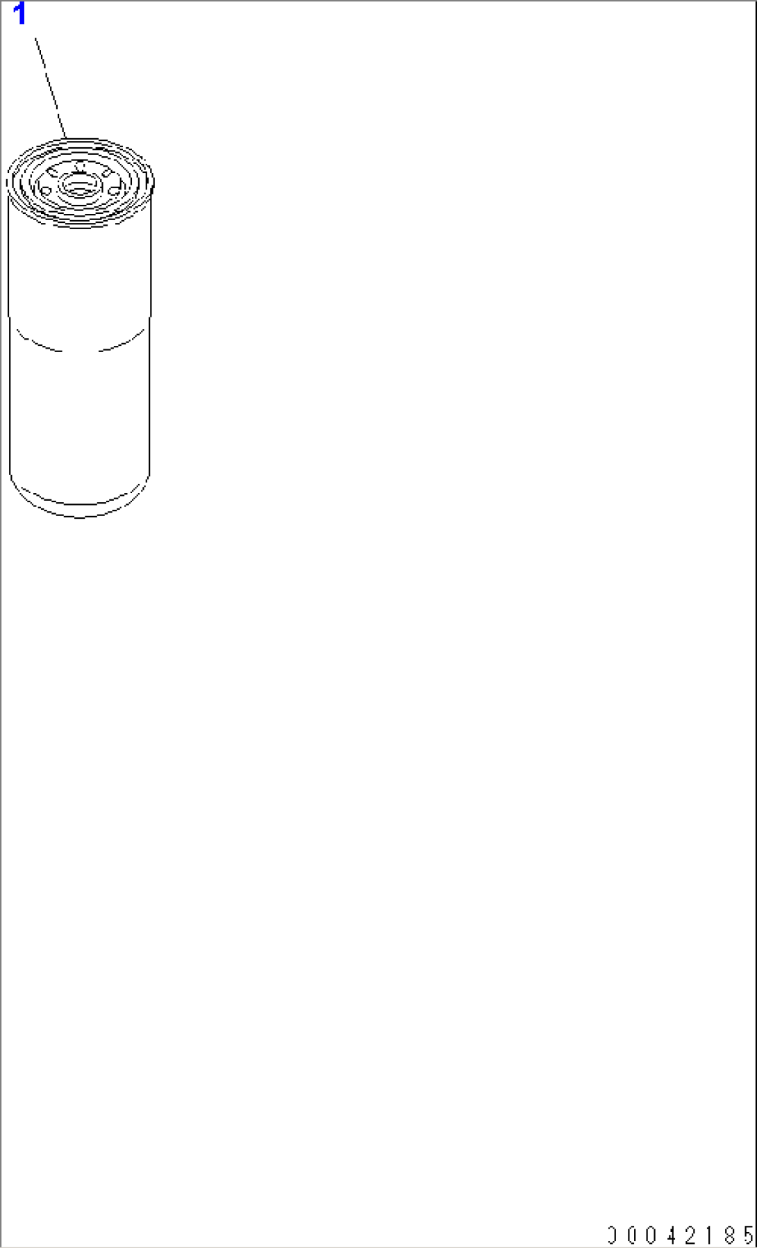 FUEL FILTER CARTRIDGE (SERVICE ONLY)