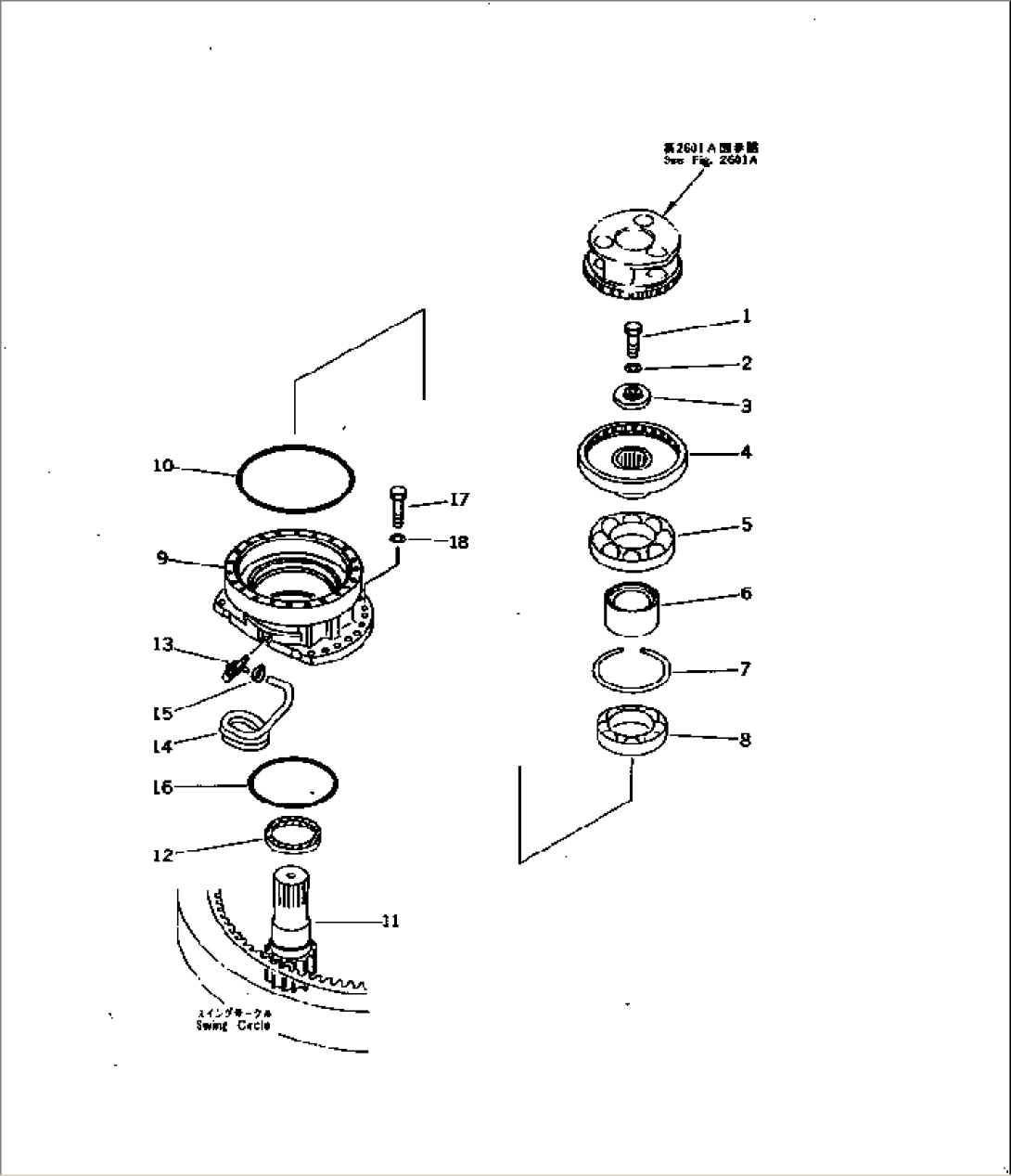 SWING MACHINERY¤ FRONT (2/2)(#10078-)