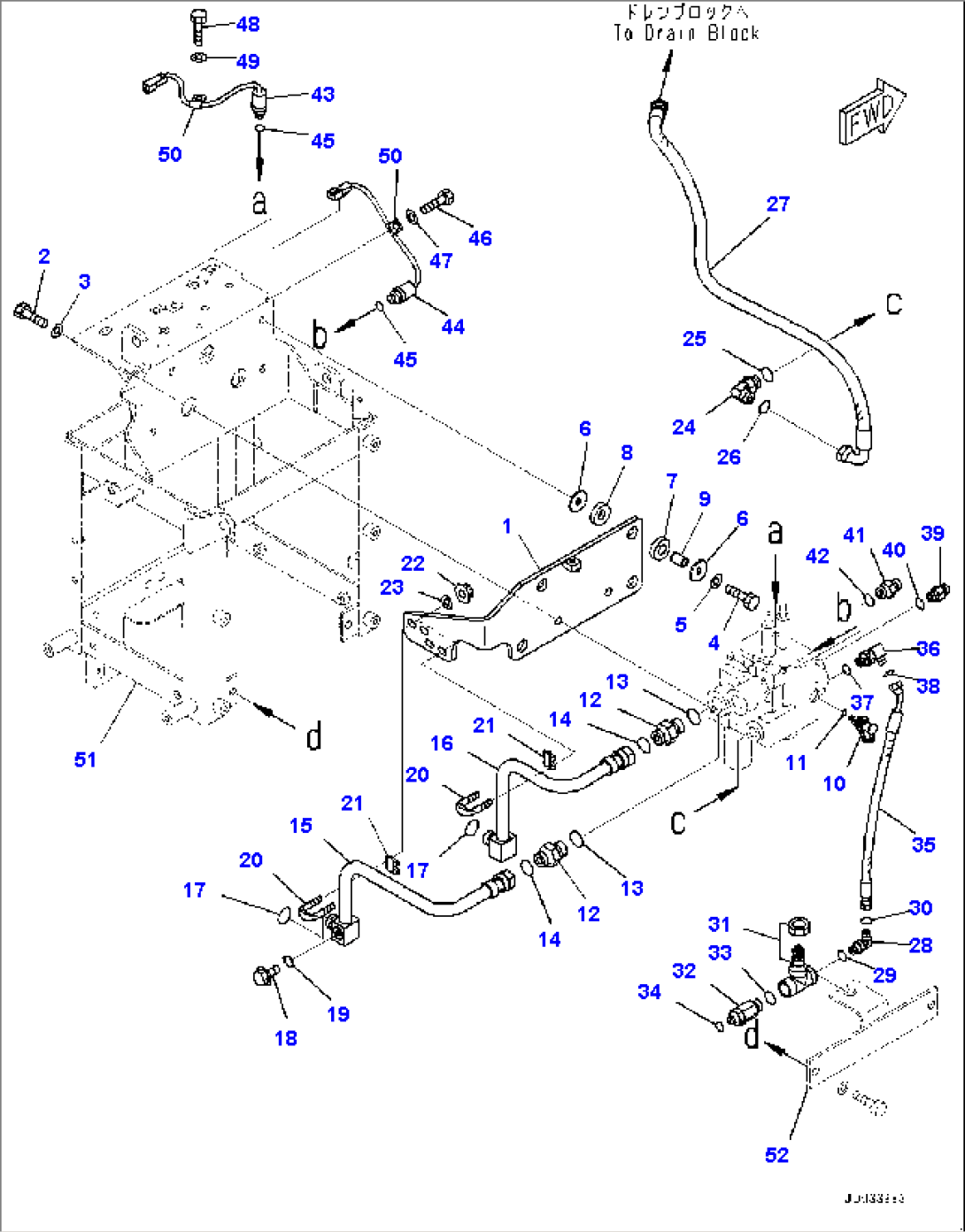 Brake Control, Accumulator Charge Valve Mounting (#90216-)
