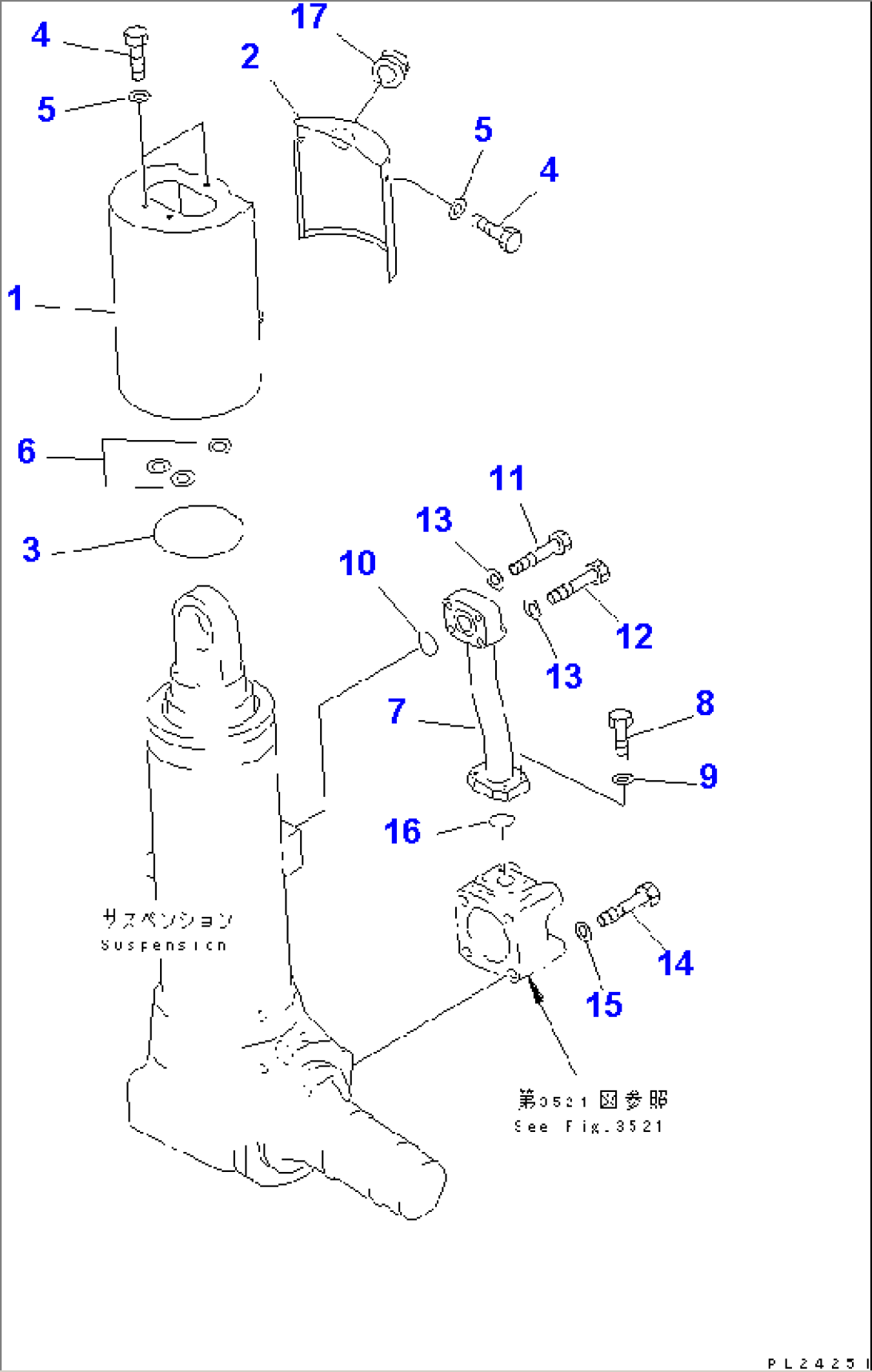 FRONT SUSPENSION (2/2) (WITHOUT AUTO-SUSPENSION)
