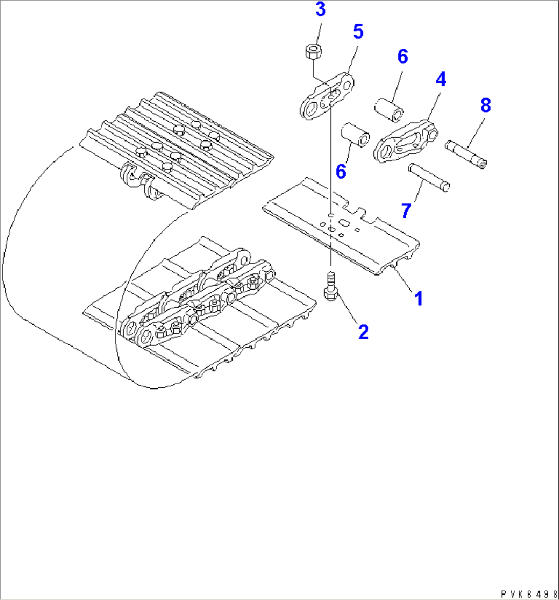 TRACK SHOE (STEEL SHOE)