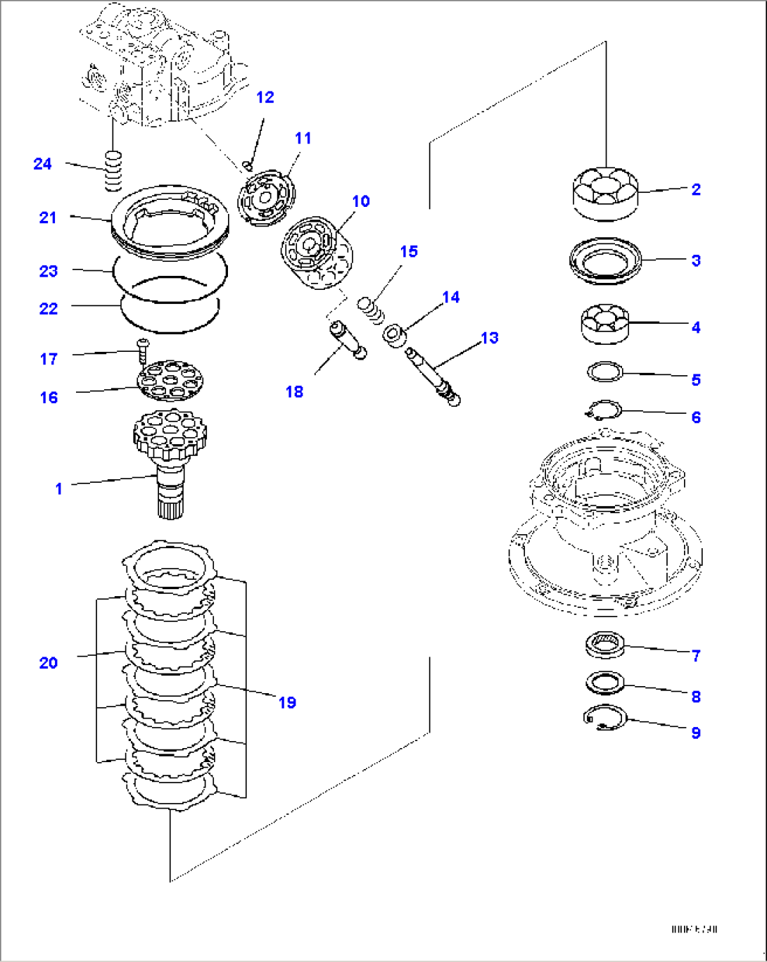 Swing Machinery and Motor, Swing Motor (2/3)