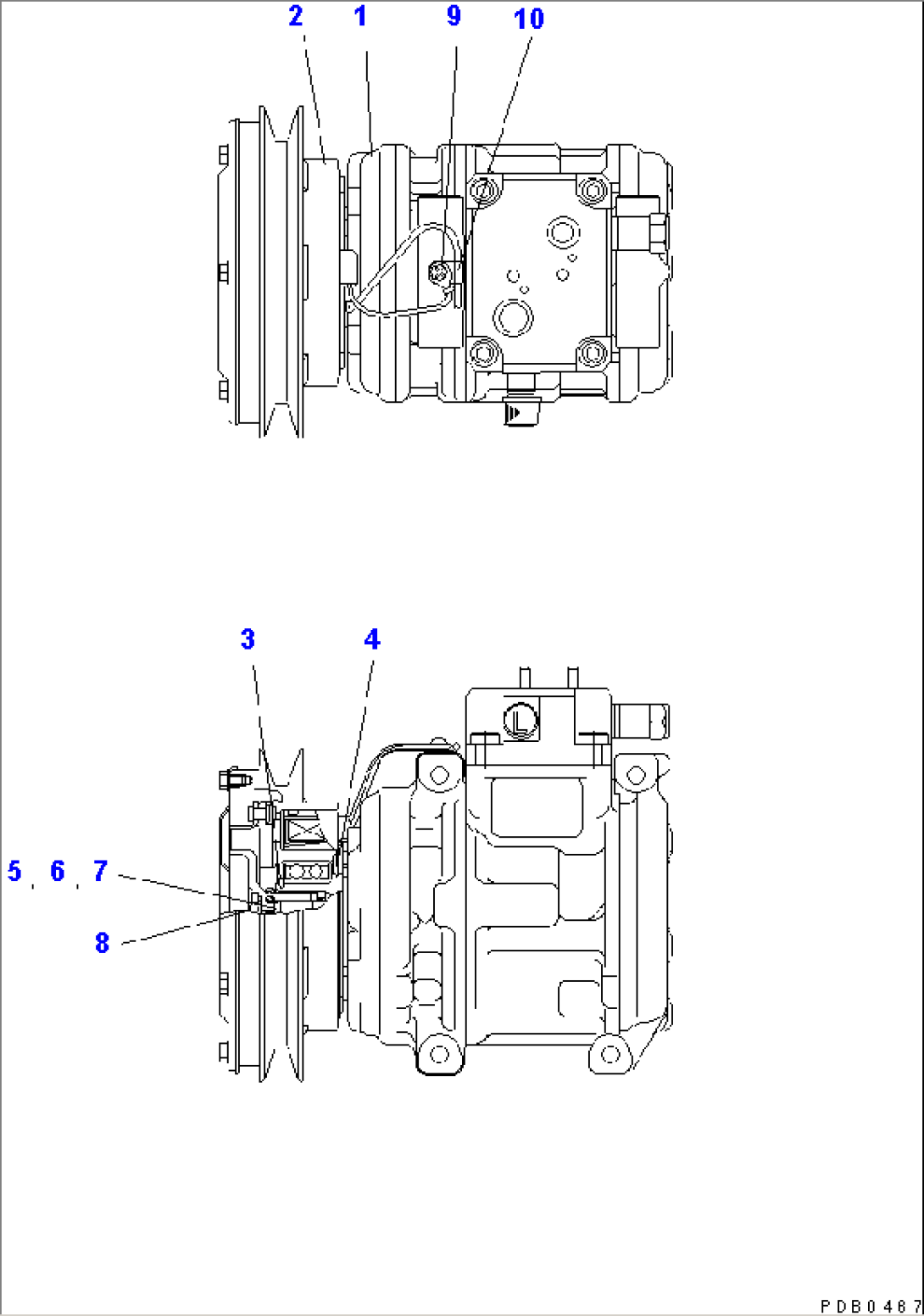 COMPRESSOR ASSEMBLY (FOR AIR CONDITIONER)(#K35001-)