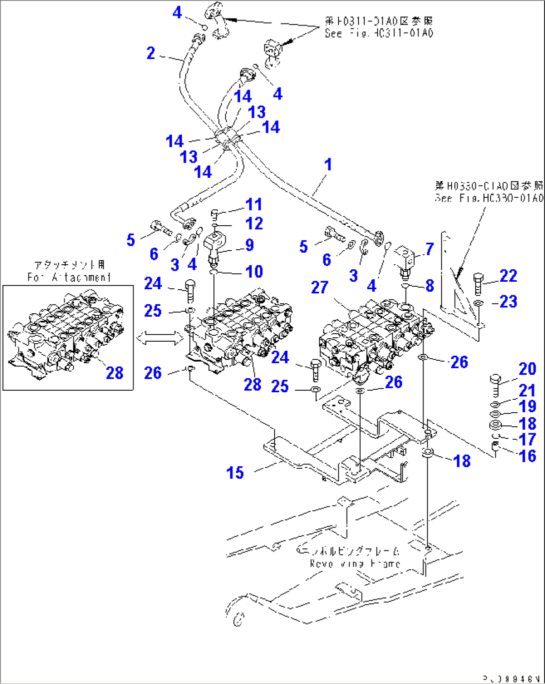 HYDRAULIC PIPING (SUCTION AND DELIVERY LINE) (2/2)