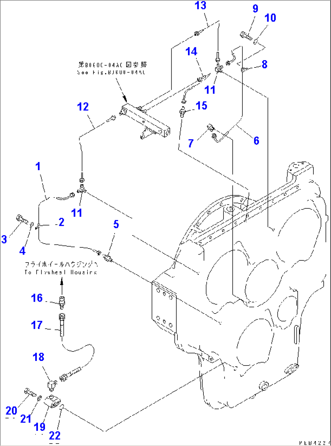 POWER TAKE OFF (PIPING) (LUBRICATION) (2/2)(#30001-30174)