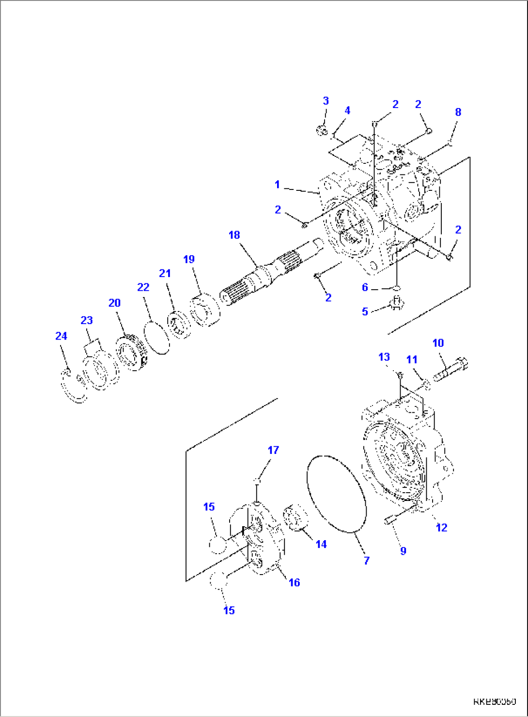 HYDRAULIC PUMP (1/4)