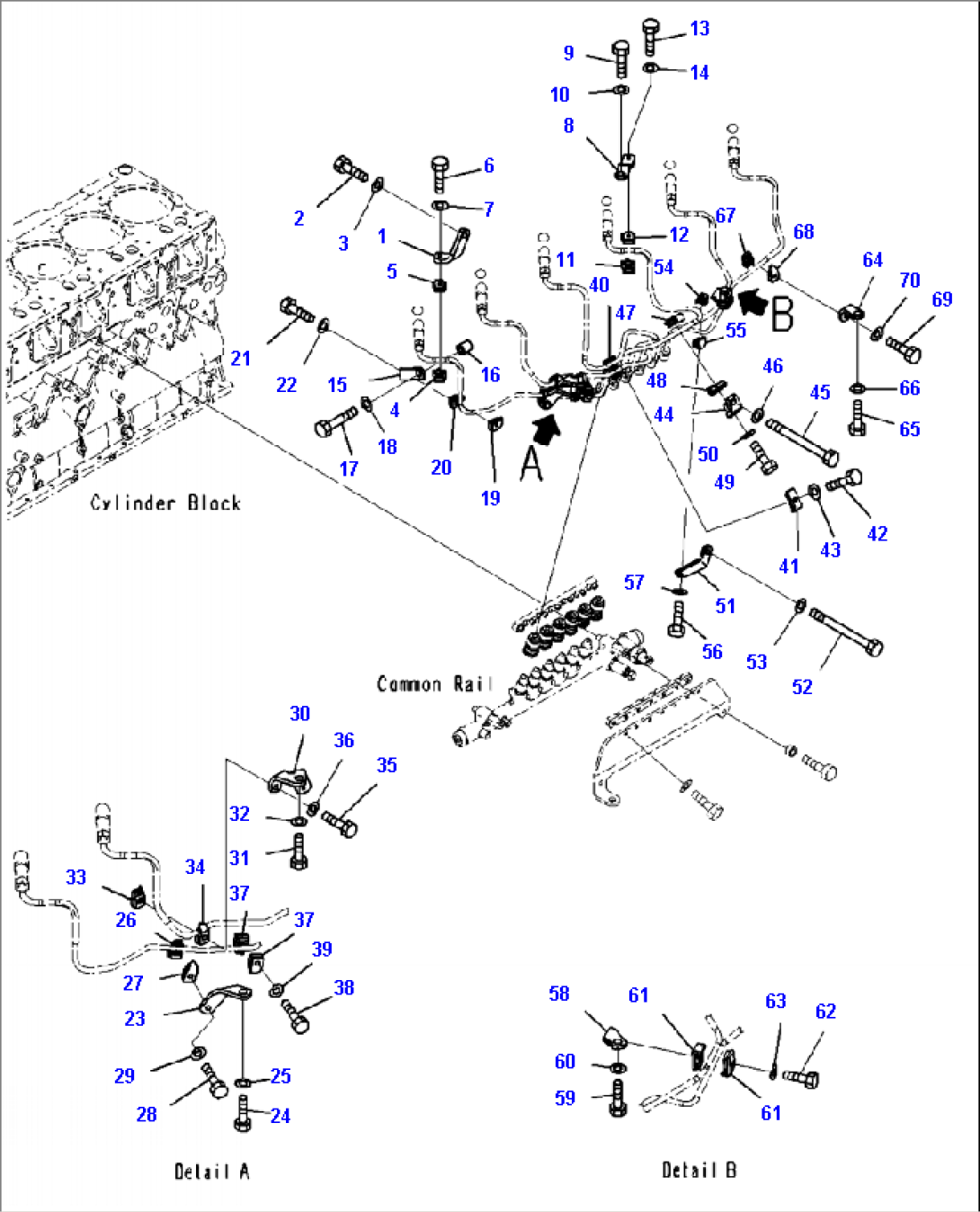 A4112-A2A5 FUEL INJECTION MOUNTING