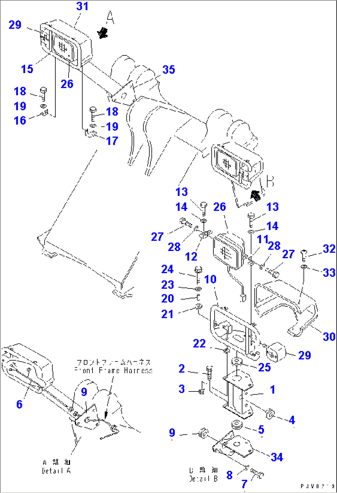 FRONT LAMP (ROTARY TYPE SNOW REMOVING)