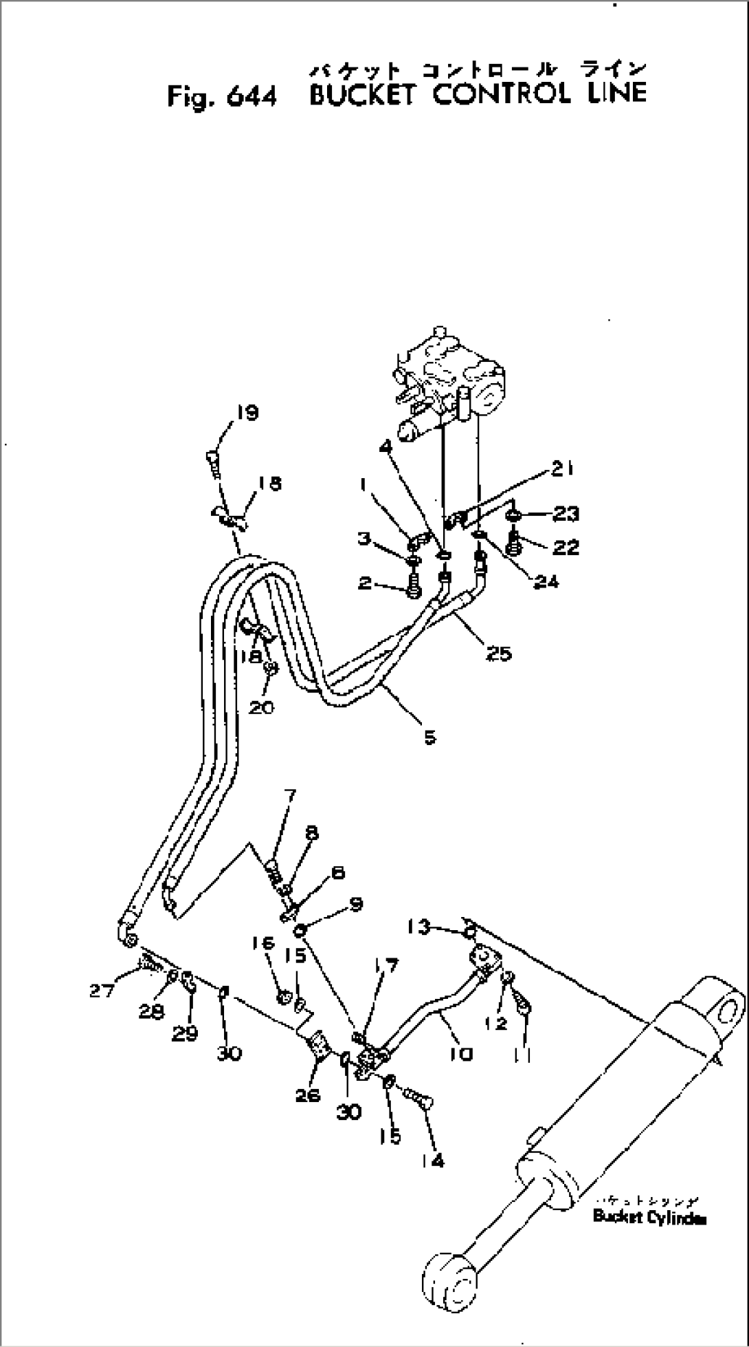 BUCKET CONTROL LINE